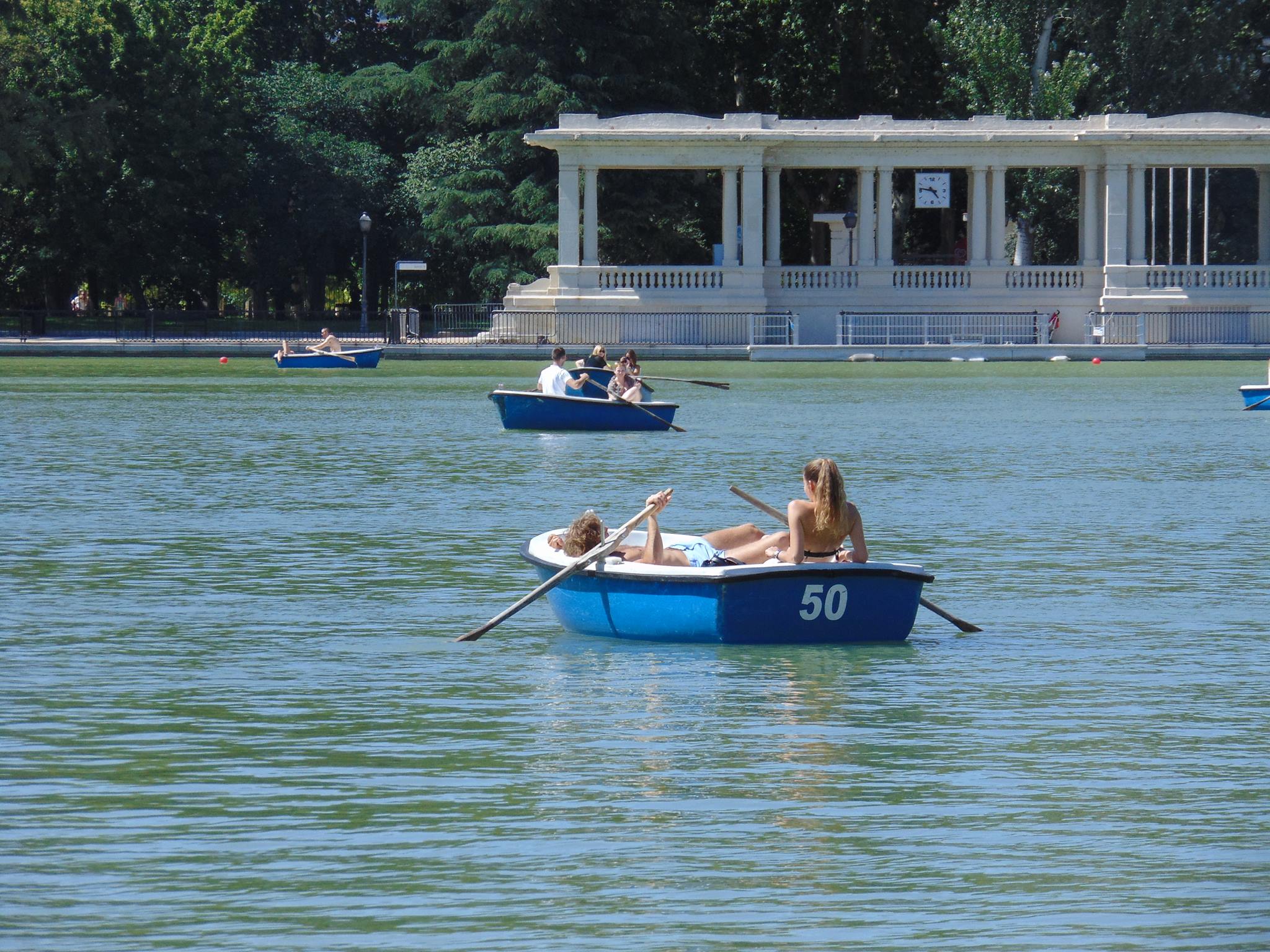 Parque do Retiro no verão