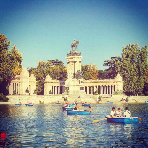 fotos de madrid parque do retiro