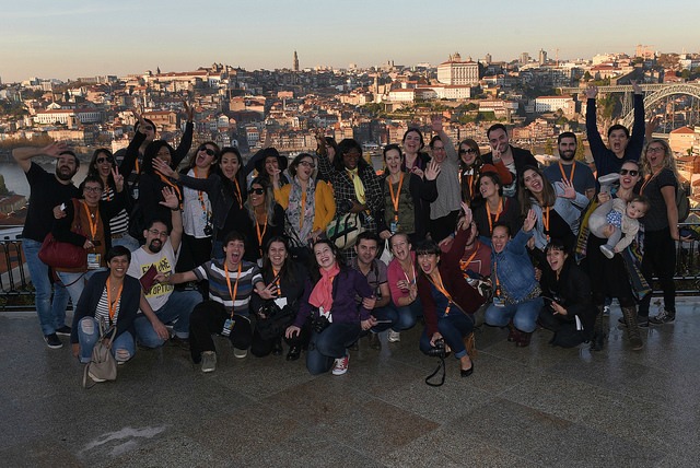 Blogueiros apaixonados por viagens na cidade do Porto. Foto: CC BY-NC-ND Associação de Turismo do Porto e Norte, AR.