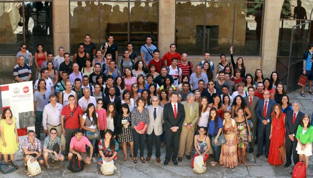 Participantes da edição 2015 do programa Top España em Salamanca