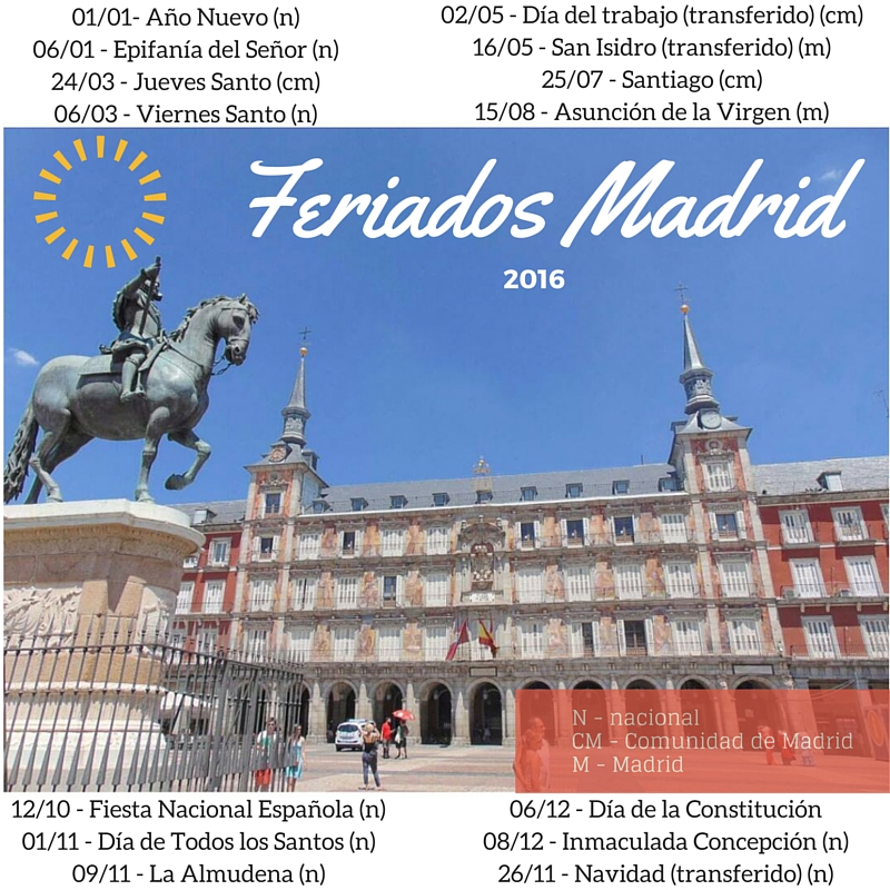 Feriados Madrid